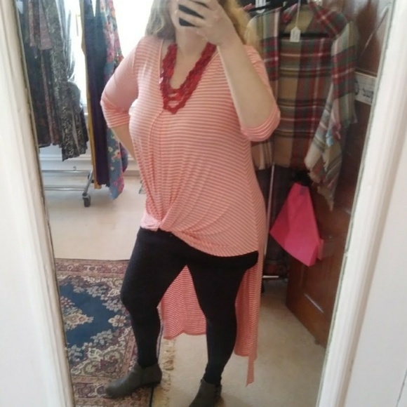 $$ FIRM $$ Beautiful Spring Hi Lo Tunic Top - Picture 8 of 8